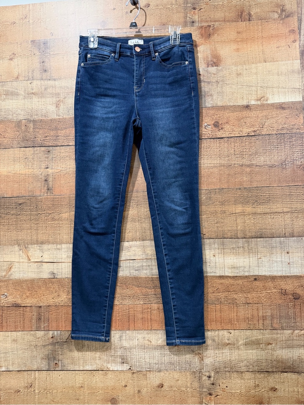 Nicole Miller Dark Indigo SoHo High Rise Ankle Skinny Jeans Size 4